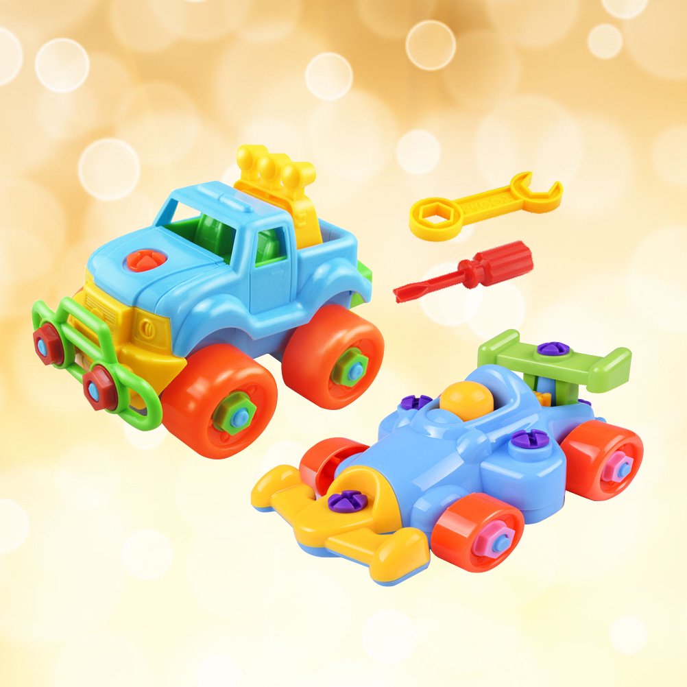 Disassembly Engineering Vehicle Toy Set β DIY Construction Cars & Trains, Educational STEM Building Toy for Kids