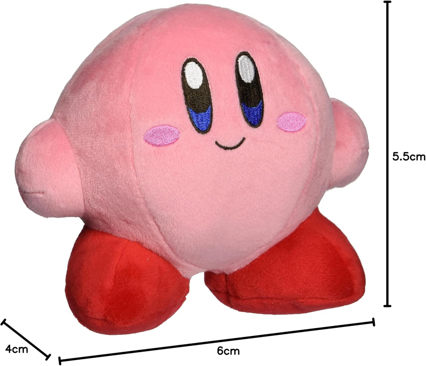 Kirby Adventure All Star Collection Plush Toy – 5.5" Soft Stuffed Doll, Multicolor Cute Anime Figure for Kids & Collectors