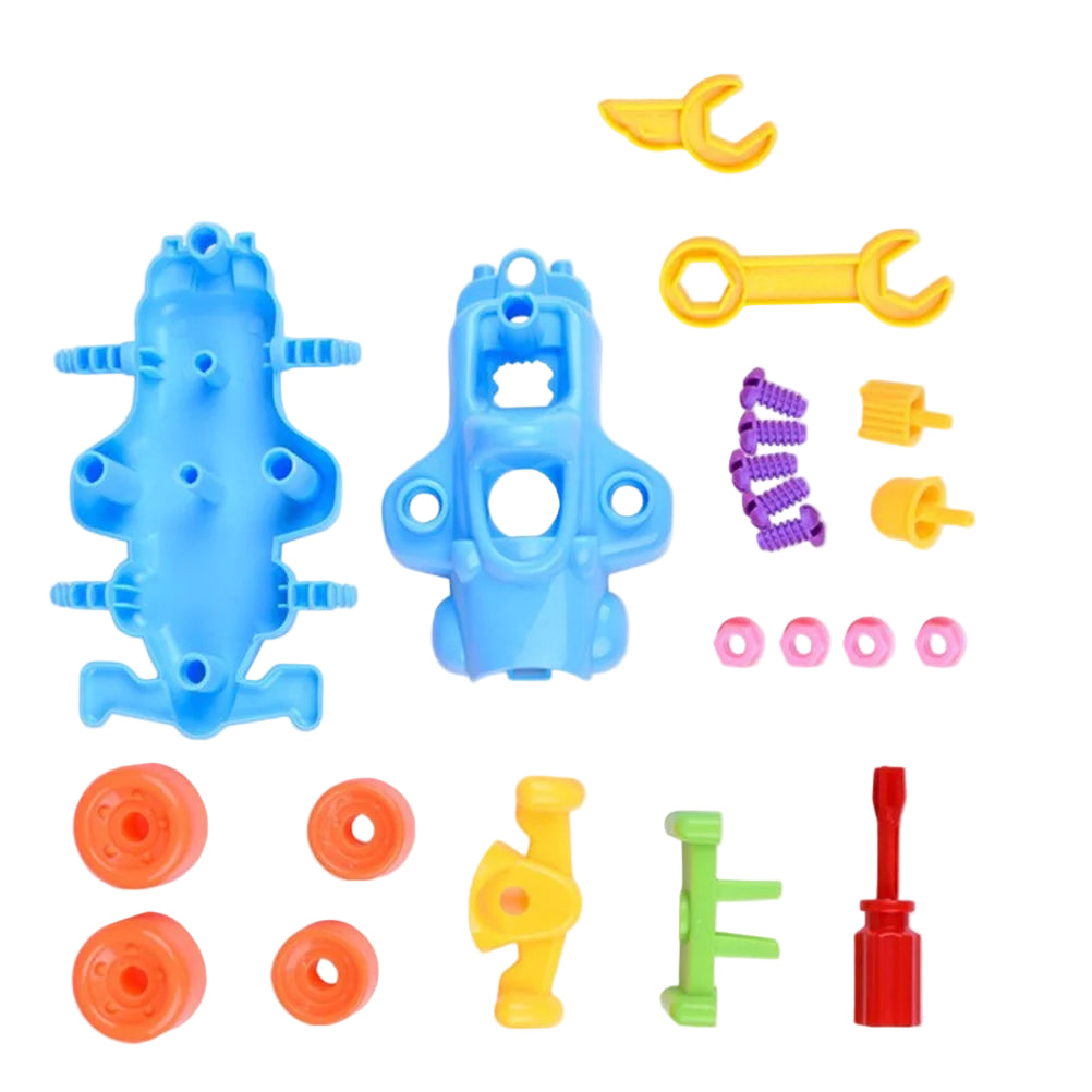 Disassembly Engineering Vehicle Toy Set β DIY Construction Cars & Trains, Educational STEM Building Toy for Kids