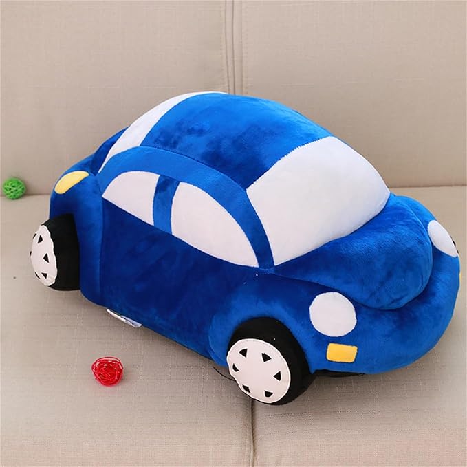 Car Plush Toy – Cute Fluffy Stuffed Vehicle Pillow | Soft Cuddly Plush for Kids, Baby Room Decor & Birthday Gift