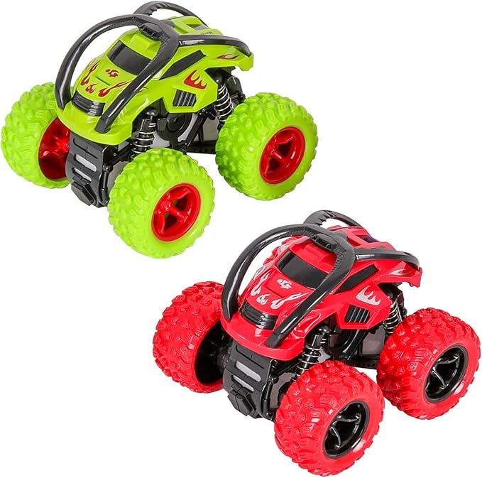 Pull Back Monster Trucks – Off-Road Friction Powered Car Toys | Durable Racing Vehicle Set for Kids & Toddlers