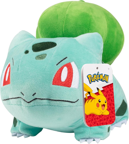 Pokémon Bulbasaur Plush 8” – Officially Licensed Generation 1 Starter Soft Stuffed Toy for Kids"